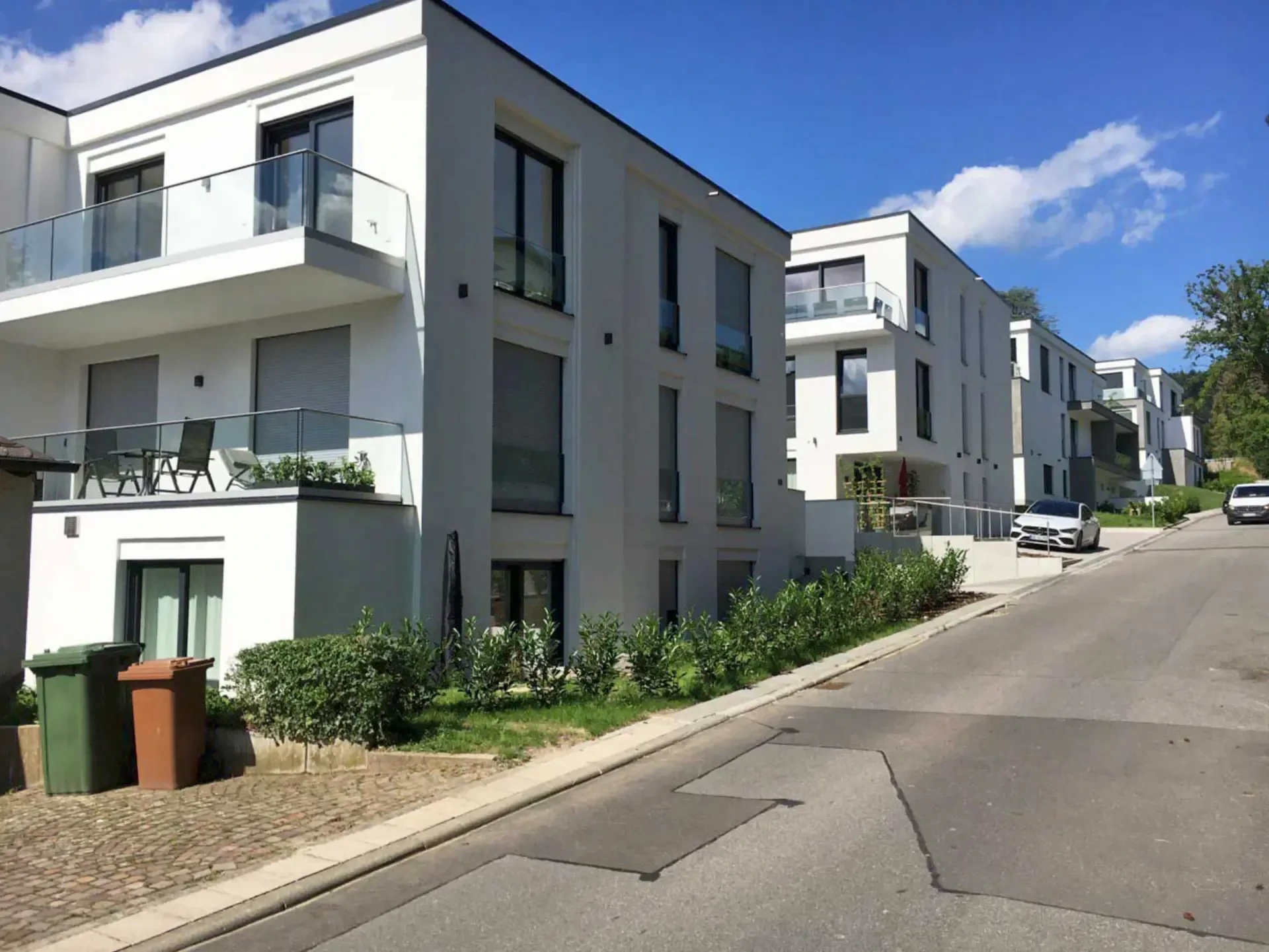 Mehrfamilienhäuser in Leimen mit gemeinsamer Tiefgarage, Entwurf MR Architekten